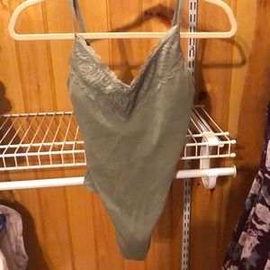 Olive green, brand new body suit
